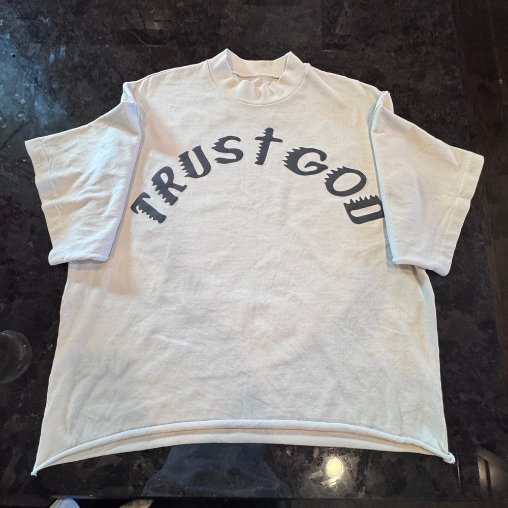 Kanye West Sunday Service Trust God Tee ‘Bone’ size small